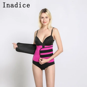 

Inadice Elegant Fashion Elastic Belt Neoprene Clothing Corset Belt Wide Belt Solid Men Slimming Belt Wholesale Women Cummerbunds