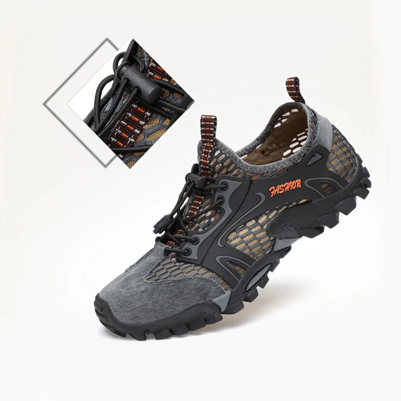 Water Shoes JACKSHIBO Breathable Water Shoes For Men Climbing Hiking Upstream Outdoor Beach Swimming Barefoot Sneakers