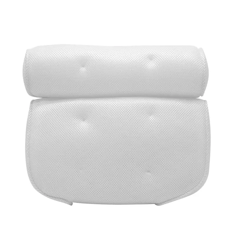 3D сетчатая спа подушка для ванной подголовник присоска Нескользящая Ванна