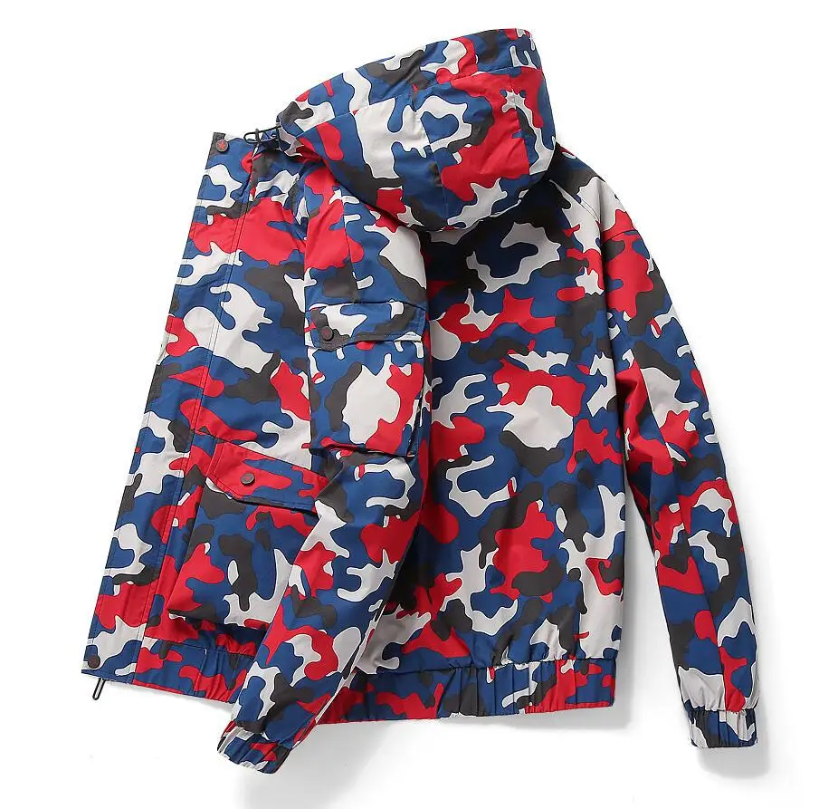 Новинка мужская модель размеры 6XL 7XL 8XL камуфляжная куртка с капюшоном куртки