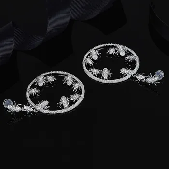 

2020 designer high quality insect ring pendant earrings fashion accessories girls nightclub party earrings making ear accessorie