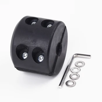 

Attachment Winch Hook Rubber Set Parts ATV UTV Black Front Cushion Pad