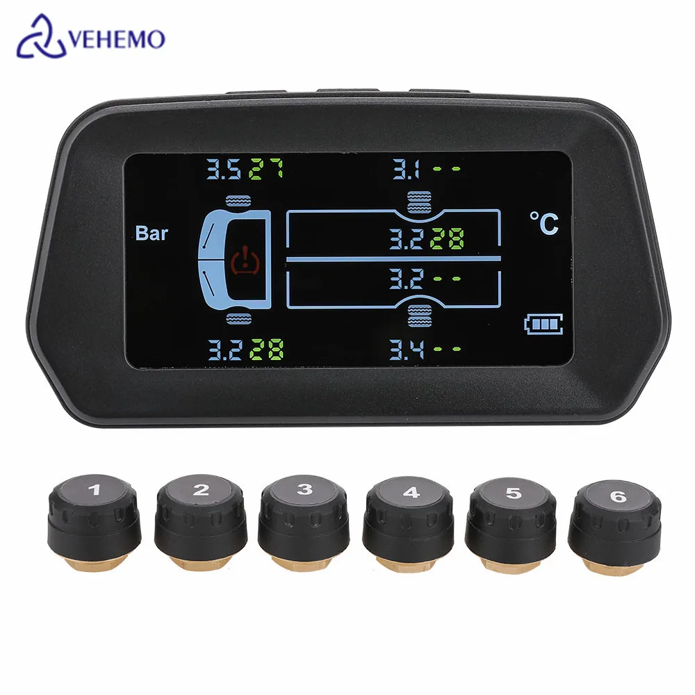 Датчик давления в шинах 12 0 TPMS монитор сигнал высокой и низкой температуры