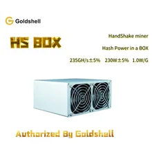 

NEW Goldshell HS-BOX 235GH/S BOX& HNSB Mining Machine Low noise Small&simple Home Mining Home Riching