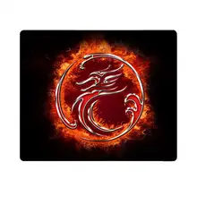 

IMICE 30x25cm Dragon Stitched Edge Rubber Mouse Pad Big Computer Gaming Mousepad Anti-slip Natural Rubber Gaming Mouse Mat