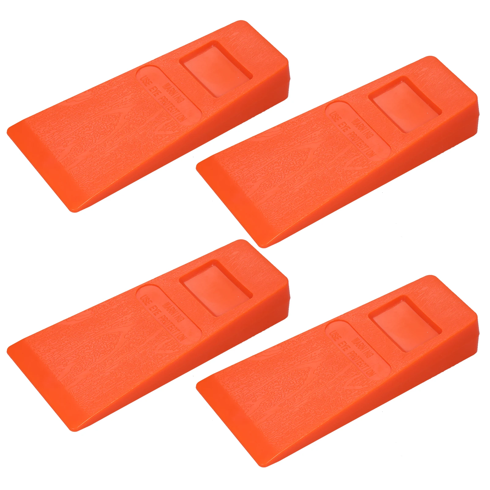 4Pcs 14cm Orange Plastic Felling Wedge Felled Chock Tree Cutting Spiked Woodcutting Tool | Дом и сад