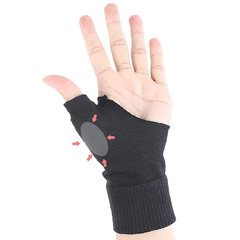 Compression Gloves Hand Wrist Support Brace Protector Sports Protection Handwear For Home Office Recovery Riding