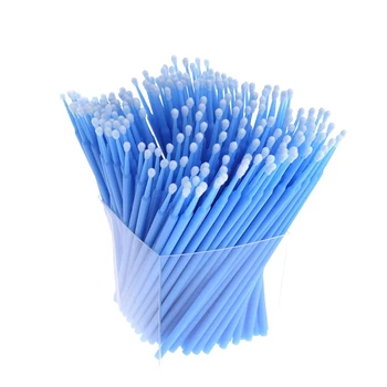 

200Pcs Applicators Eyelash Swab Micro- Brush Disposable Micro-brush Extensions Makeup Tool-