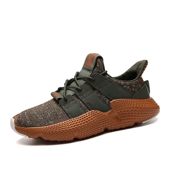 

Hot Sale Fly Weaving Men Casual Shoes Lightweight Breathable Shockproof Shoes Men High Quality Comfortable Leisure Sneakers Men