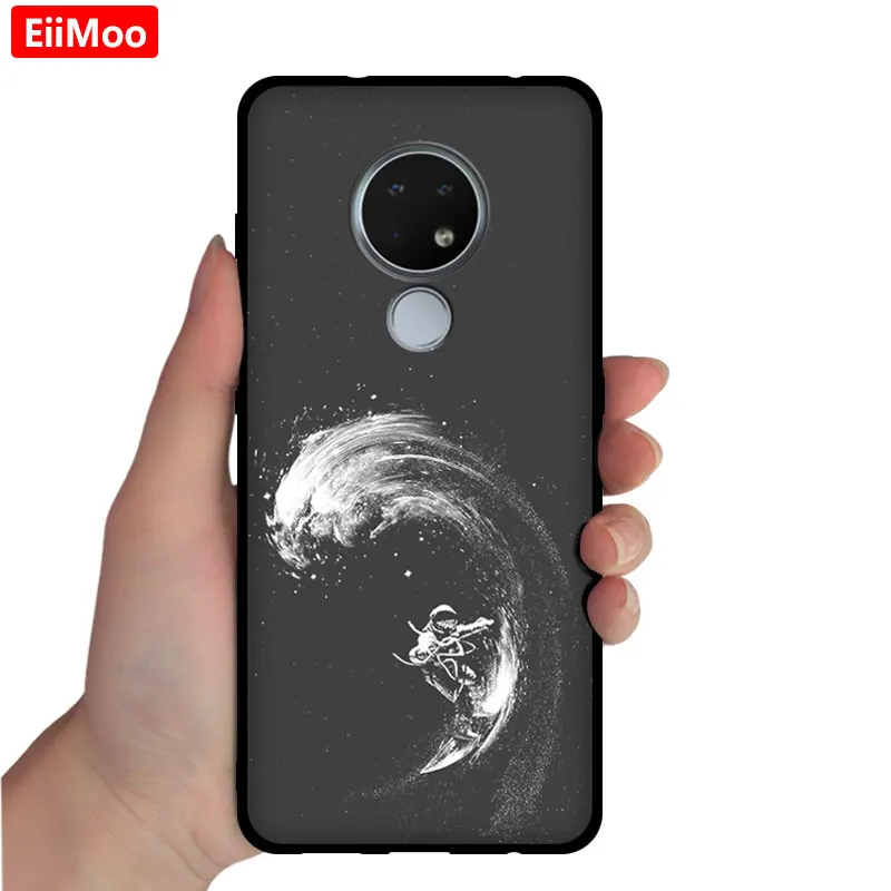 4 EiiMoo силиконовый чехол для телефона Nokia 6,2 чехол для Nokia 7,2 мультфильм милый с принтом, мягкий из ТПУ задняя крышка для Nokia6.2 Nokia7.2 - Цвет: 4