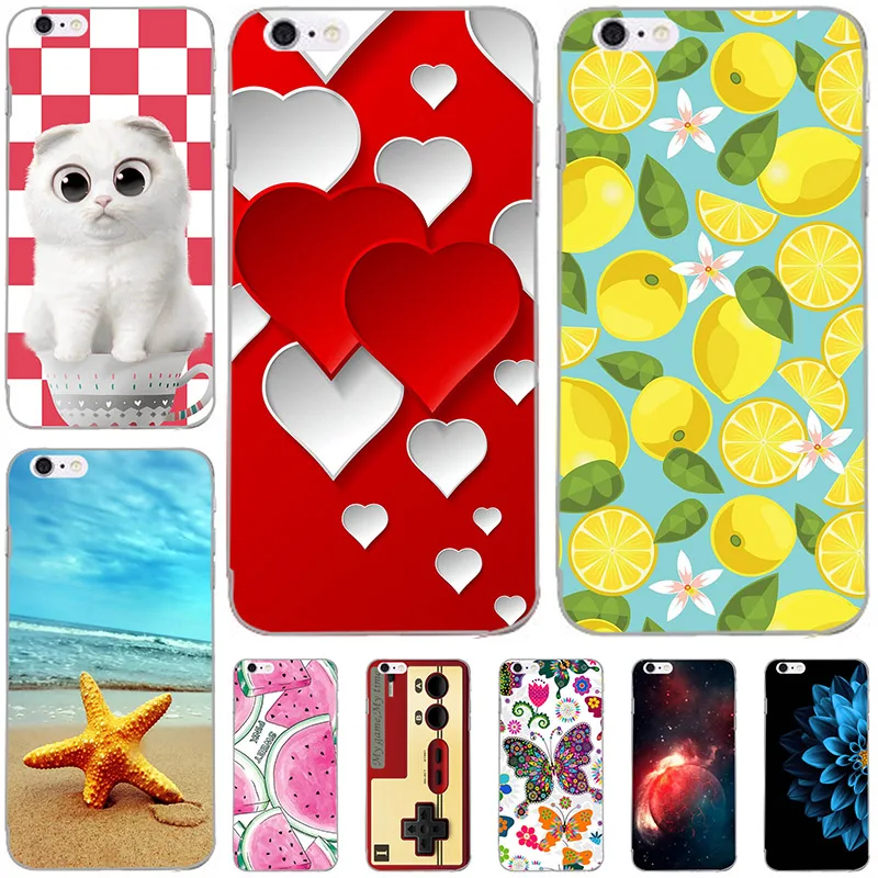 Custodia Morbida In Tpu Shine Gradient Per Apple Iphone 6 Custodia In Silicone Per Iphone 6 6S 4.7 "Cover Posteriore Per Telefono Capa Fundas