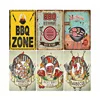 DAD'S BBQ ZONE Retro Plaque Metal Tin Signs Pub Kitchen Home Grill Vintage Wall Decor 20X30CM ► Photo 1/6