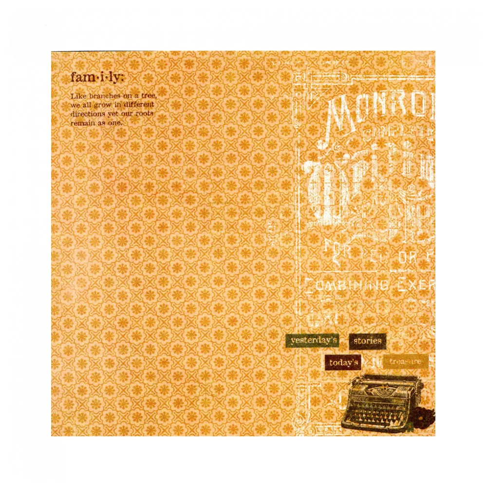 Набор бумаги Perfect Craft "Силуэт бабочки" 30,5*30,5 см