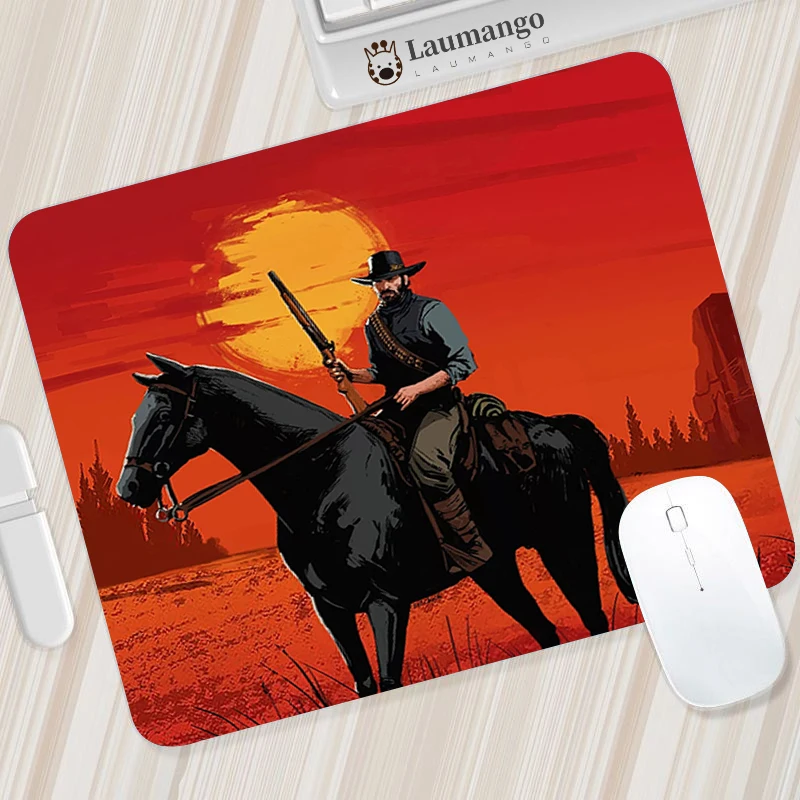 Extended Pad For Mouse Rubber Mat Mousepad Red Dead Redemption Accessories Big Mousepepad PC Small Cabinet Gaming Computer Table |