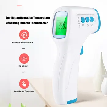 

IN STOCK! New Non-contact Infrared LCD Monitor Infrared Thermometer Laser Precise Digital Temperature Device without battery