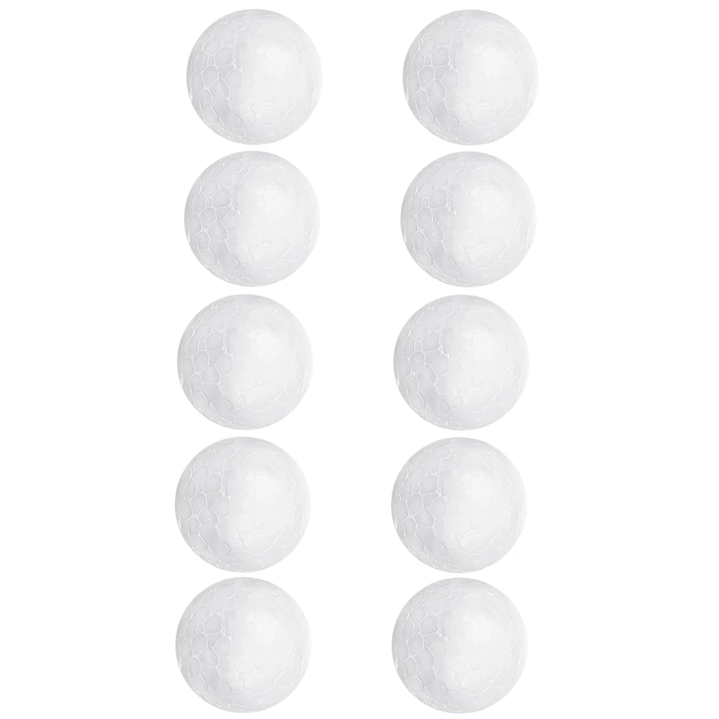 Harilla 10X White Foam Balls Balls 3 Inch Bulk Smooth and Round Polystyrene