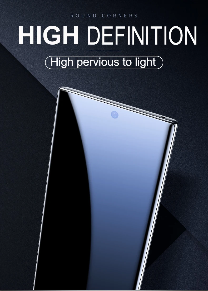 21D UV Note 10 Plus защита для экрана УФ-стекло для Samsung Galaxy S8 S9 S10 Plus 5G Note 8 9 полный клей Note 10 10+ закаленное стекло