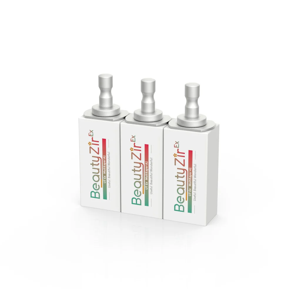 

sirona UT EX extreme aesthetics multlayer ultra translucency high strength zirconia blocks