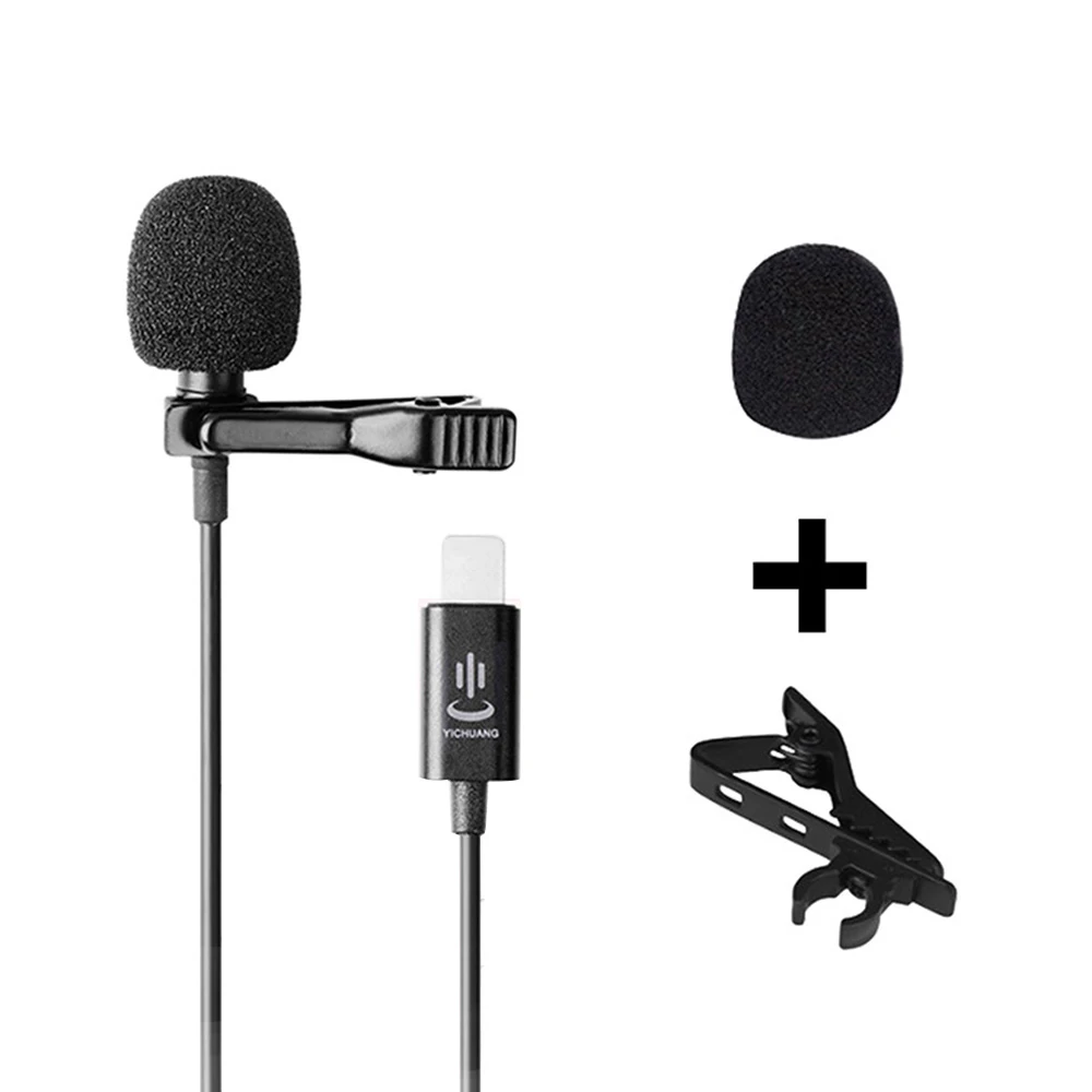 Portable Outdoor Interview Live Streaming Mini Mobile Microphone Fit for iPhone iPad iPod