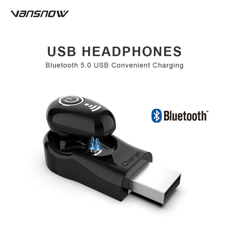 

2020 New S650 Mini USB Charge Wireless Headset HD Stero In-Ear Bluetooth Earphones with Mic Headphones for IPhone Xiaomi