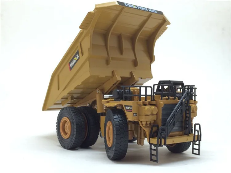 

Separate-Alloy Engineering Vehicle Model 1: 40 Truck Mine Cart Large Tilting 65 Metal Dump Truck