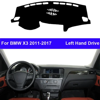 

Auto Car Dashboard Cover DashMat Carpet Cape For BMW X3 2011 - 2017 Center Console Protector Sun-Shade Non-Slip 2016 2015 2014