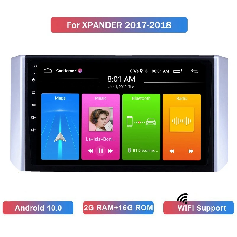 9 дюймовый 2 Din Android 10 0 автомобильный MP5-плеер Радио + 16 Гб Wifi Bluetooth GPS навигация для
