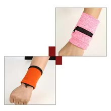 Чехол-кошелек для ключей на запястье, флисовый на молнии, для бега и путешествий, безопасный спортивный Кошелек на запястье d91114