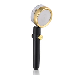 Bathroom Accessories Shower Head 60-Degree Rotation High Pressure With Small Fan ABS Rainfall Spray Nozzle ShowerHead Handheld