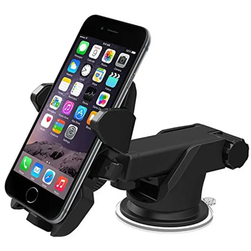 Universal Car 360° Windshield Mount Holder Stand for Mobile Phone For iPhone Samsung Universal Car Bracket Dropshipping