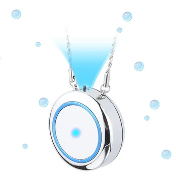 

Wearable Air Purifier Necklace Mini Portable Air Freshner Ionizer Negative Ion Generator Low Noise For Adults Kids Daily Use