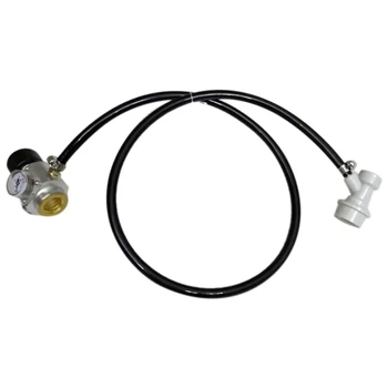 

Soda CO2 Mini Gas Regulator Gas Line Corny Cornelius Keg Charger Ball Lock