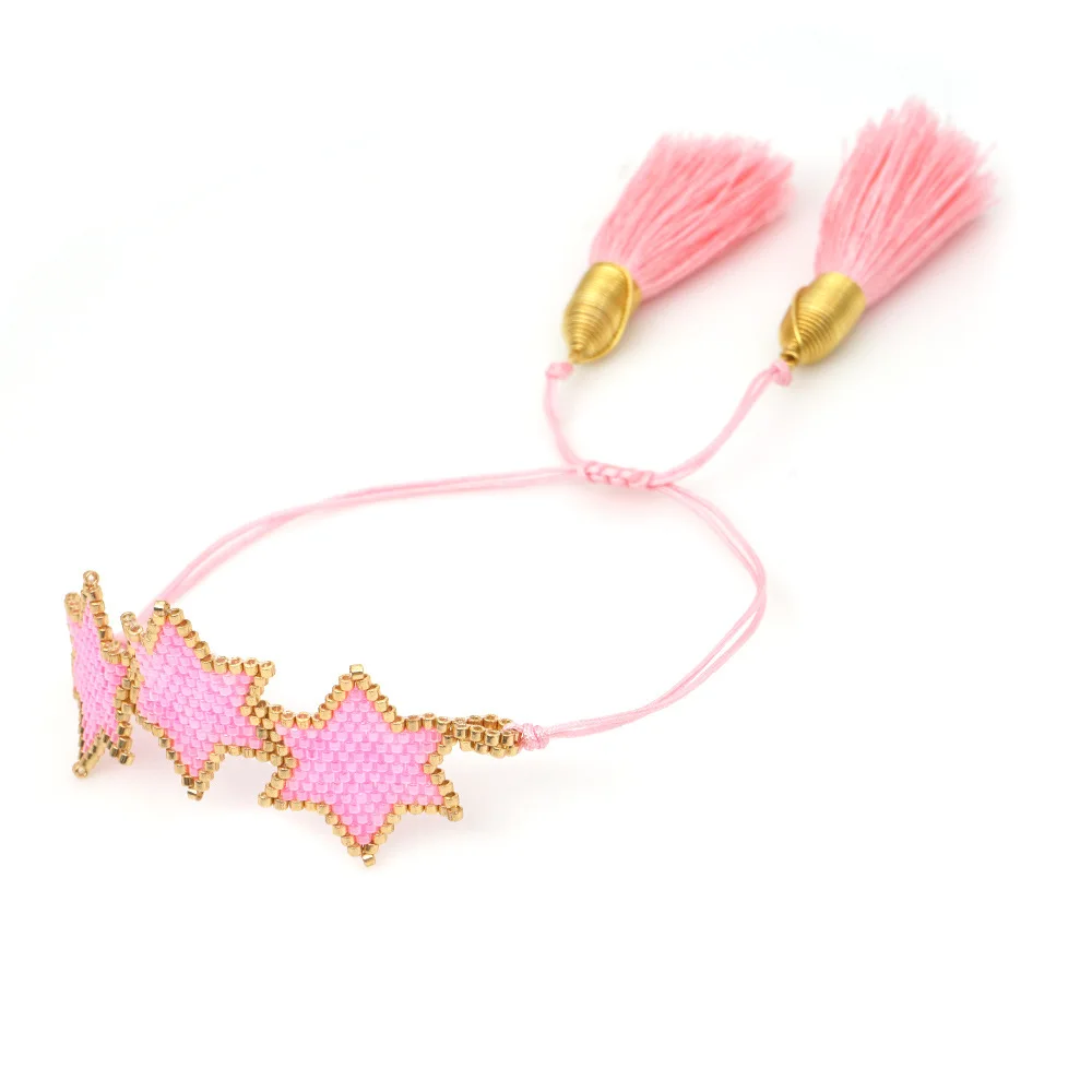 JOYE модный регулируемый браслет miyuki pulsera широкий браслет черная кисточка breslet женские браслеты лучшие друзья