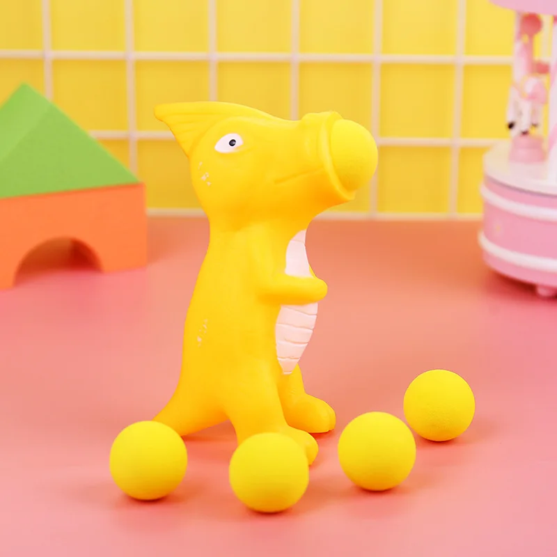 Игрушки животные, мячи для игры в мяч, Детские мячи для развлечений, Игрушки для маленьких мальчиков, модные игрушки для детей - Цвет: Yellow Dinosaur