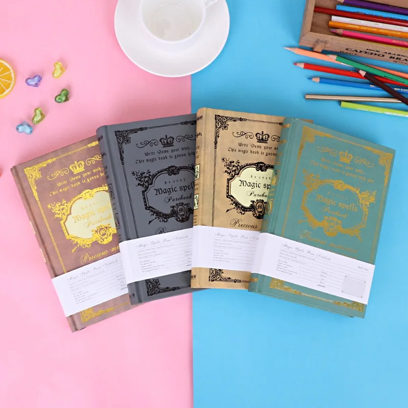 A5 Notebook Creative Notepad Stationery Retro Diary Classic Magic Book Office Supplies School Note Books Student Kid Adult Gift