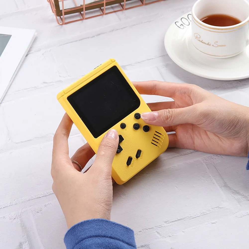2021 3.0 Inch Retro Portable Mini Handheld Video Game Console 8-Bit Color LCD Kids Player Built-in 400 Games For Christmas Gift