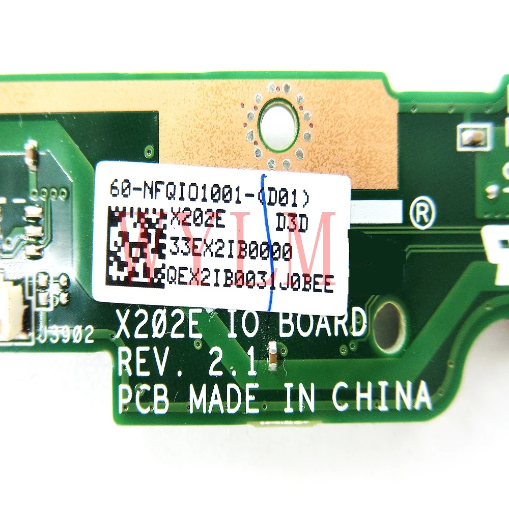 Материнская плата X202E IO_BOARD для ASUS S200 S200E X202 X201EP X201EV X201E материнская ноутбука USB
