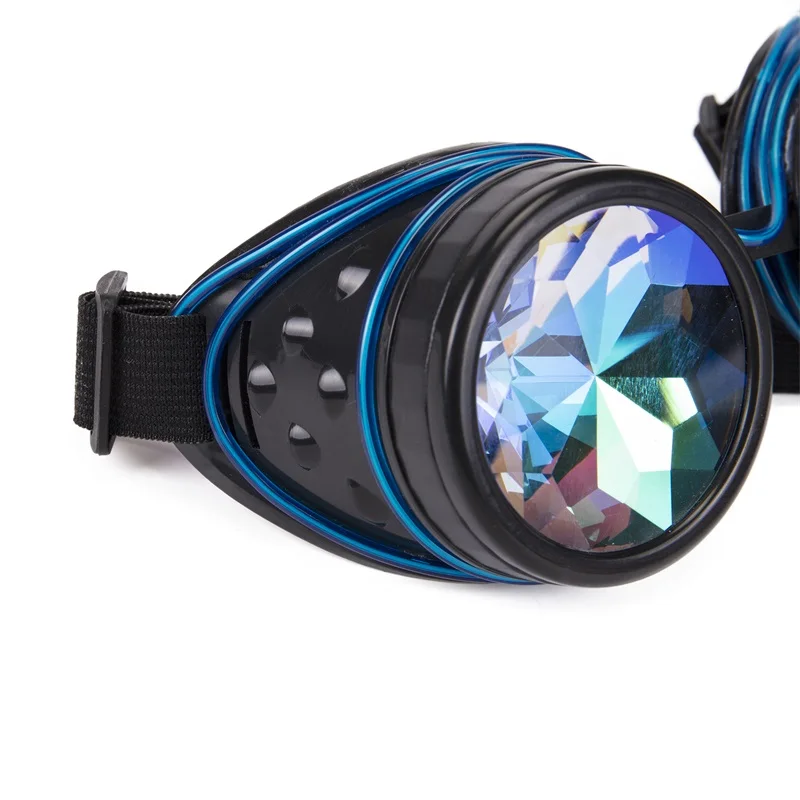 Очки C.F.GOGGLE Steampunk очки в стиле ретро готический калейдоскоп цветные линзы Косплей