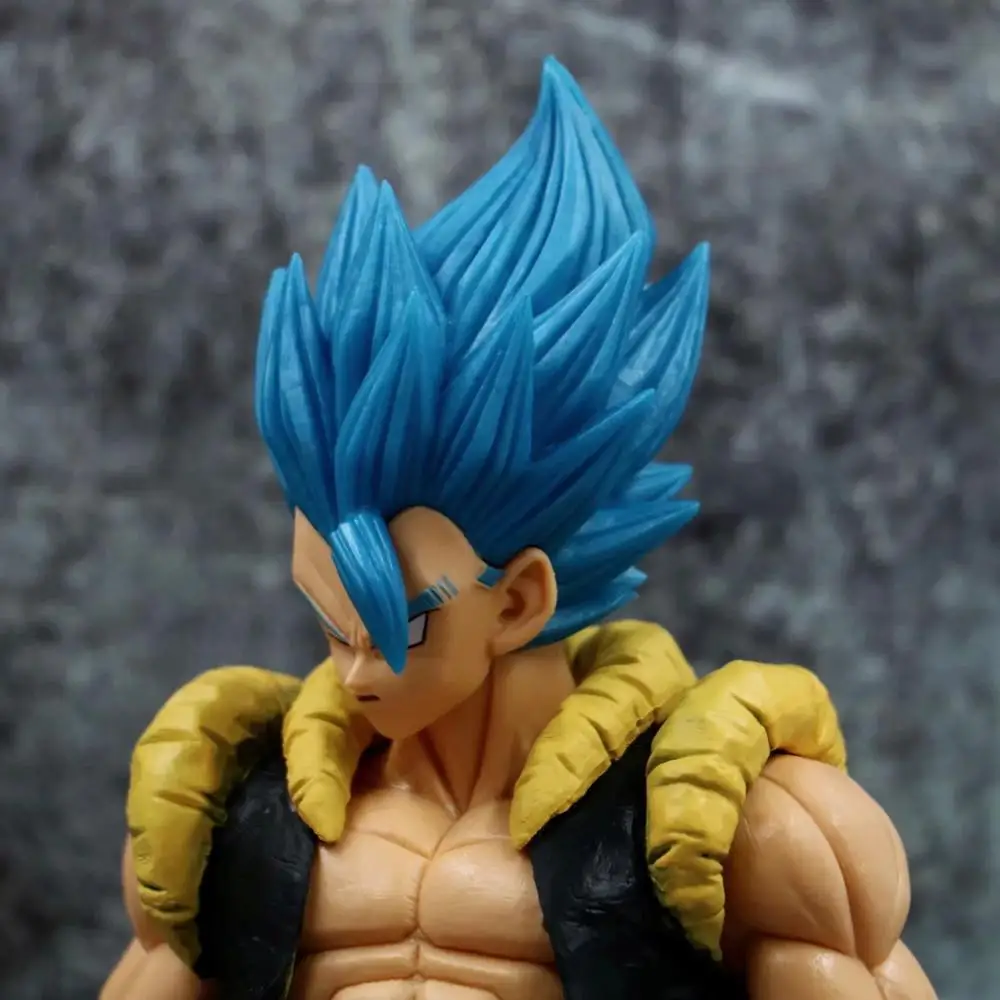 Аниме 32 см Dragon Ball Super GROS Grandista ROS Gogeta синие волосы ПВХ фигурка Коллекция Модель игрушки подарок