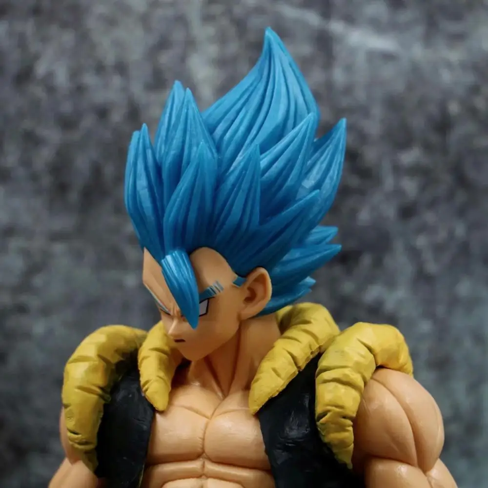 Аниме 32 см Dragon Ball Super GROS Grandista ROS Gogeta синие волосы ПВХ фигурка Коллекция Модель