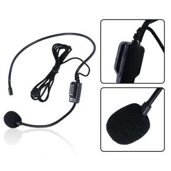 

Professional First Vocal Wired Headset Microphone microfono For Voice Amplifier Speaker with 3.5mm Jack dropshipping