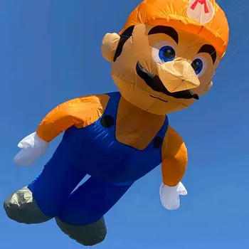 

free shipping large 3D cartoon soft kite pendant nylon fabric kite fly weifang big kite wheel walk in sky outdoor toys ikite