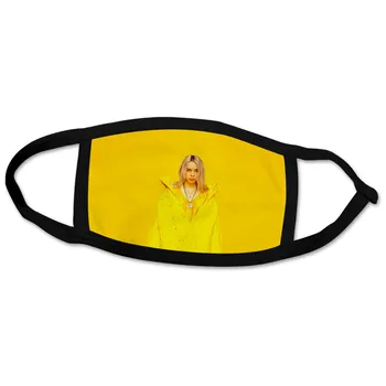 

2020 Billie Eilish Dustproof Anti-fog Fashion Printed Washable Mask Water Resistant Reusable Anti Dust Mouth Muffle Wholesale