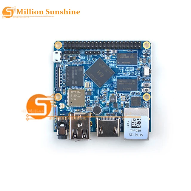 Макетная плата NanoPi M1 Plus 4K Play Allwinner H3 четырехъядерный телефон встроенный Wi Fi Bluetooth
