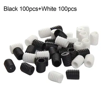 

200Pcs Cord Locks String Helical Toggles for Drawstring Face Cover Elastic Band