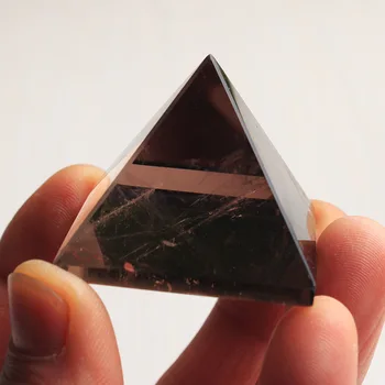 

Natural Tea Water Crystal Original Stone Pyramid Goods Of Furniture For Display Rather Than For Use Energy Therapy Shu Mineral