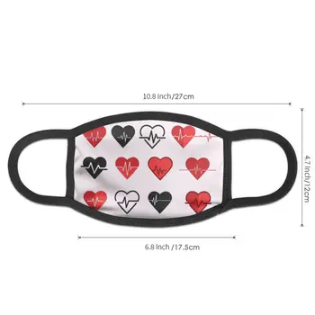 

Love pattern Pattern Cotton Thin Personality Mask Men Women Dustproof Earloop Face Mouth Mask Breathable New Arrival Kids Adult