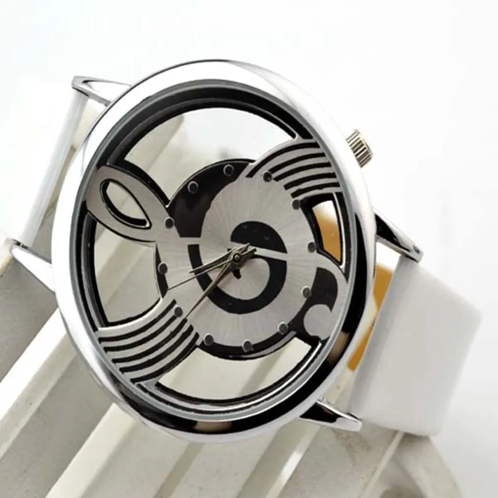 Classic Black Dial Leather Band Cheap Quartz Wrist Watches Men Women Luxury Brand Bracelet Couples Valentine Christmas Gift