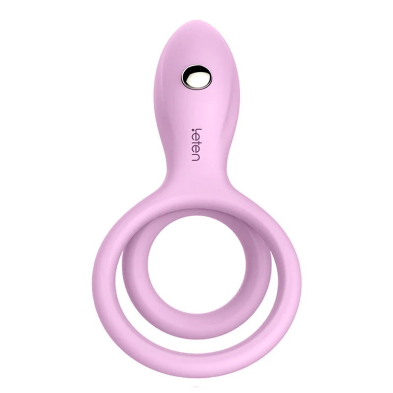 

Leten Penis Trainer cock Vibrating Ring Vibrator for Men Delayed Ejaculation Stimulate Anal Clitoris Sex Toys for adult