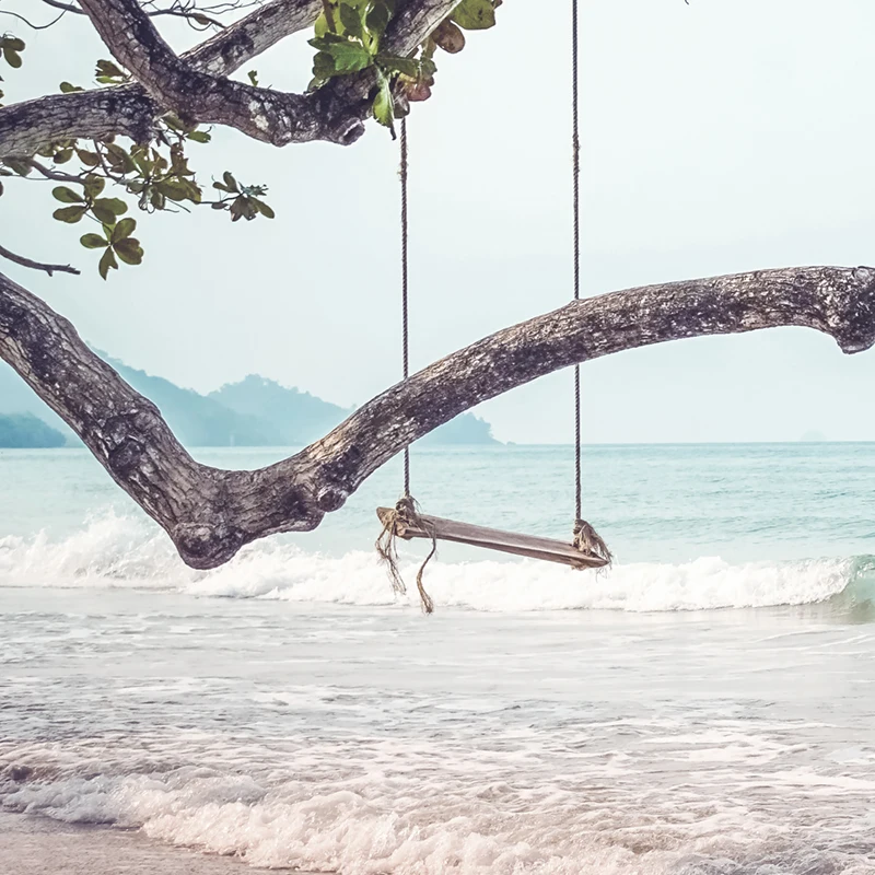Beach-Swing-Black-White-Photography-Poster-Coastal-Decor-Beach-Sea-Side-Landscape-Painting-Wall-Art-Canvas (1)